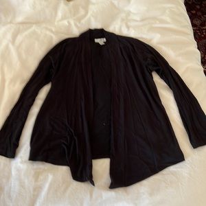 August Silk Open Cardigan